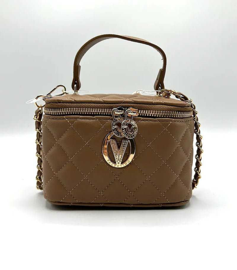 Valentino Orlandi Taupe Vanity Crossbody Bag-zoom-