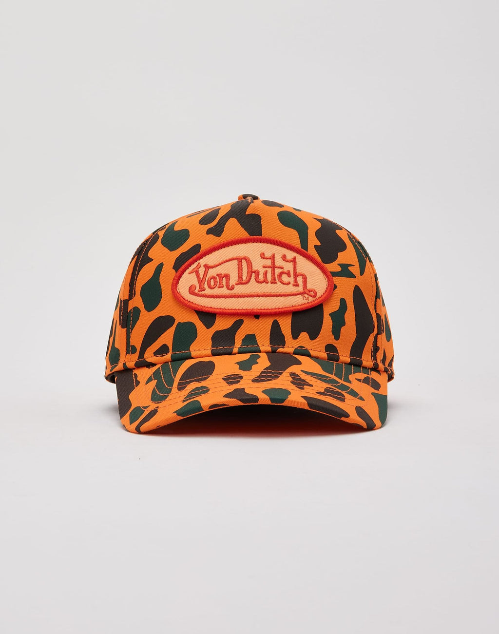 Von Dutch Unisex Trucker Hat Curved Bill Mesh Back Retro Classic Adjustable Snapback Baseball Cap for Men and Women