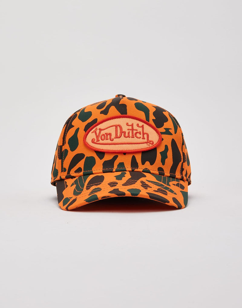 Von Dutch Unisex Trucker Hat Curved Bill Mesh Back Retro Classic Adjustable Snapback Baseball Cap for Men and Women-zoom-