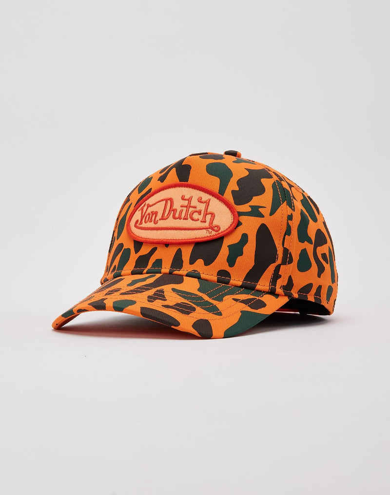 Von Dutch Unisex Trucker Hat Curved Bill Mesh Back Retro Classic Adjustable Snapback Baseball Cap for Men and Women-zoom-