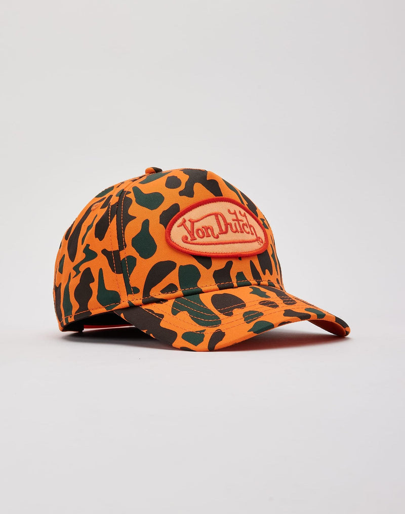 Von Dutch Unisex Trucker Hat Curved Bill Mesh Back Retro Classic Adjustable Snapback Baseball Cap for Men and Women-zoom-