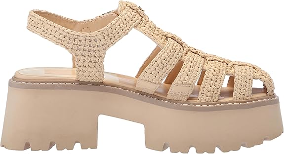 Women's Lasly Raffia Fisherman Platform Sandals