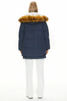 Switch Classics Thickened Down Jacket with Faux Fur Hood 3 image