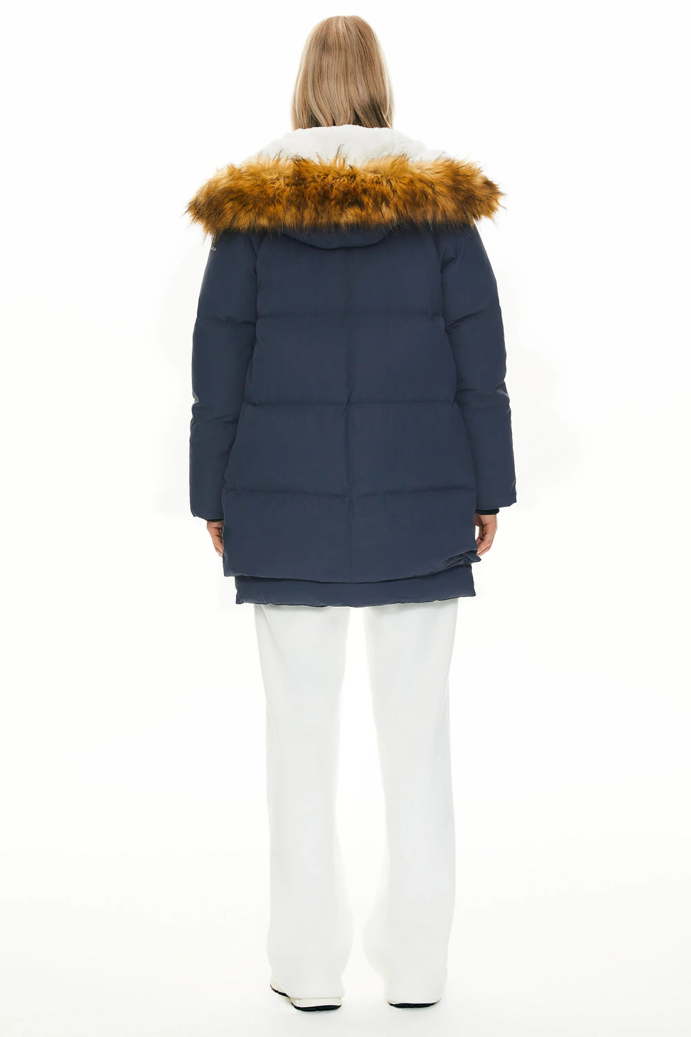 Classics Thickened Down Jacket with Faux Fur Hood