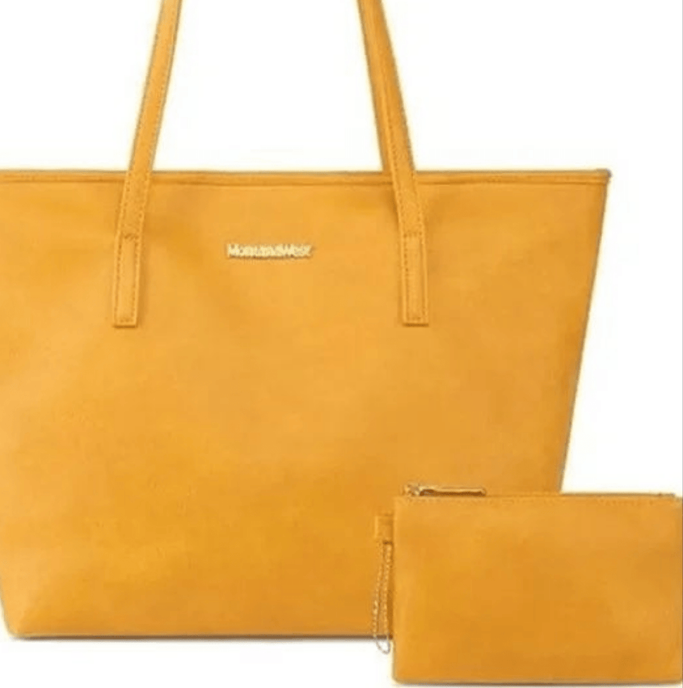 Yellow Women's Shoulder Vegan Leather Bag