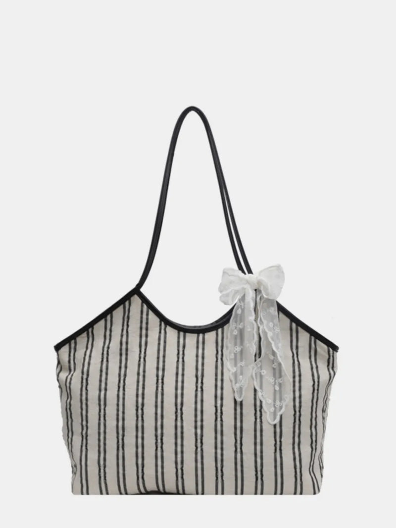 Striped Canvas Tote Bag-zoom-