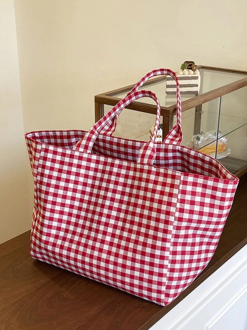 Classic Plaid Tote Bag-zoom-