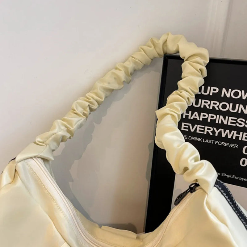 Ruched Large Tote Bag-zoom-