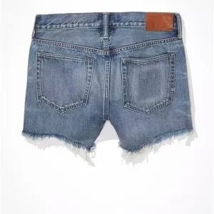 AE77 Premium Classic Light Blue Denim Short - Primrose Signature Boutique
