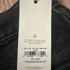 AE77 The High Rise Black jean shorts - Primrose Signature Boutique