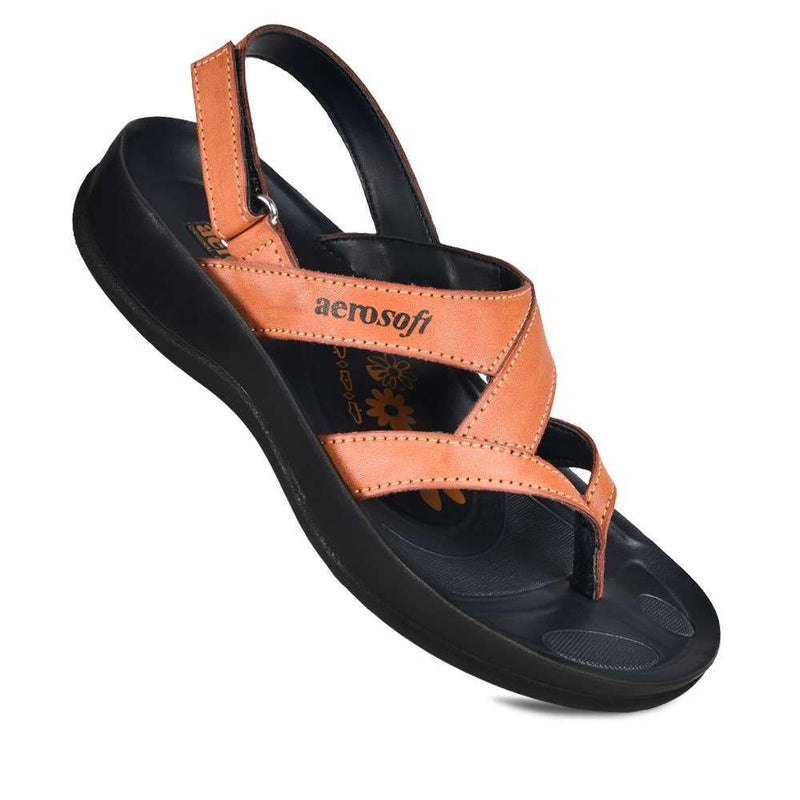 Aerosoft - Deke Women Ankle Strap Flat Sandals-zoom-