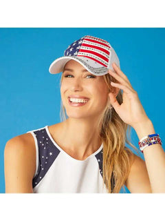 Americana Jeweled Hat - Primrose Signature Boutique