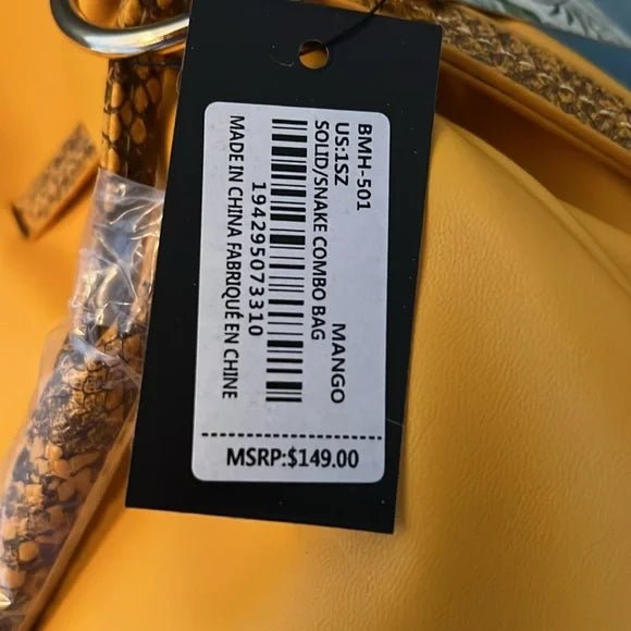 BADGLEY MISCHKA Combo Teal Green Bag  BACK IN STOCK!!  Also available in Mango Yellow!-zoom-