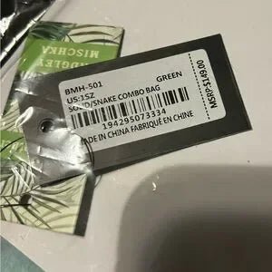 BADGLEY MISCHKA Combo Teal Green Bag  BACK IN STOCK!!  Also available in Mango Yellow!-zoom-