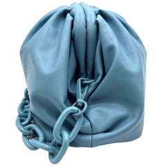 BADGLEY MISCHKA Vegan Ruched Convertible Clutch with removable chain - Primrose Signature Boutique