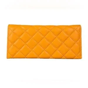 Badgley Mischka Yellow Quilted Wallet