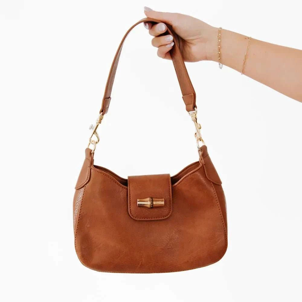 Bamboo Shoulder Bag - Primrose Signature Boutique