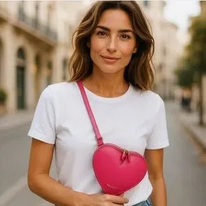 Bebe Malou Pink Heart Crossbody - Primrose Signature Boutique
