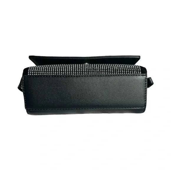 Black and Silver Rhinestone Studded Crossbody - Primrose Signature Boutique