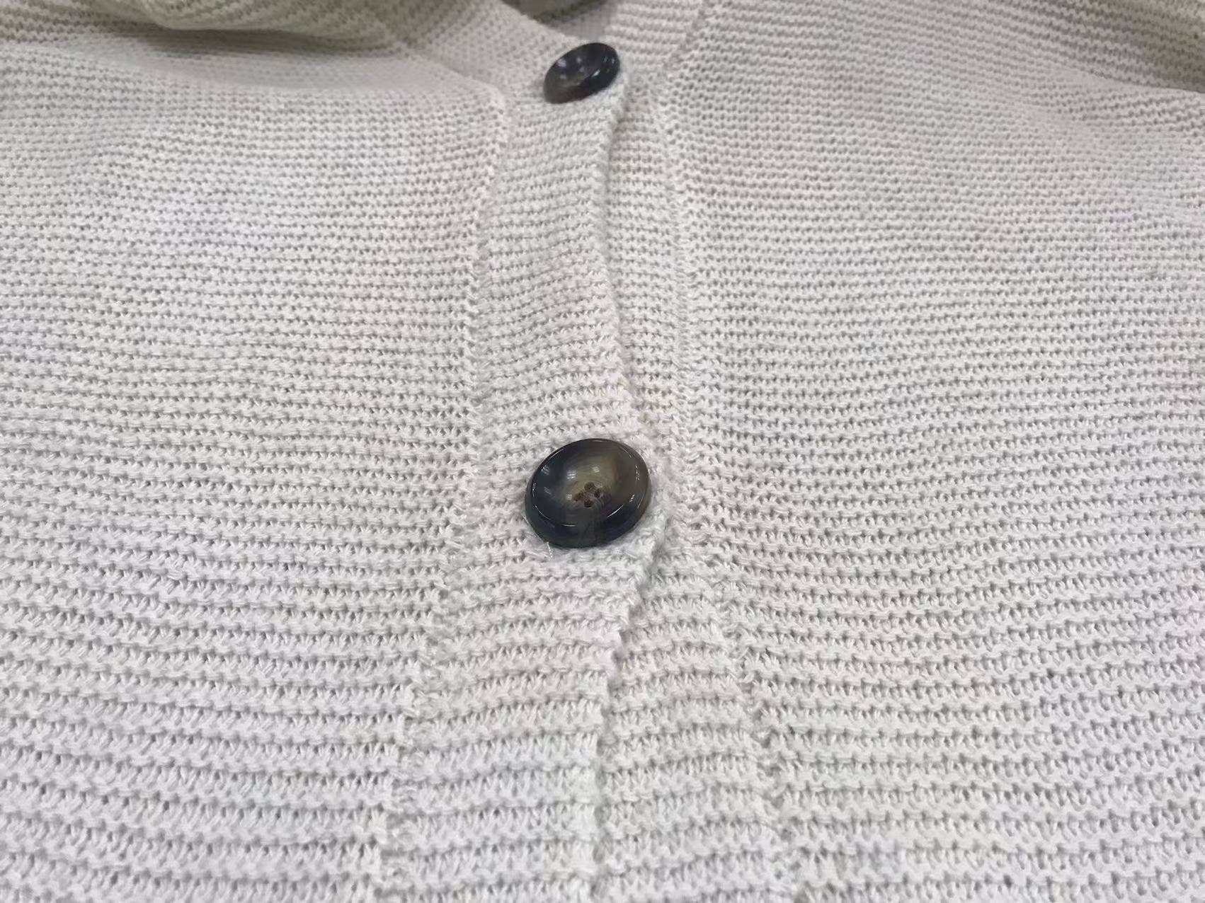 Button Hooded Solid Color Sweater Coat Cardigan - Primrose Signature Boutique