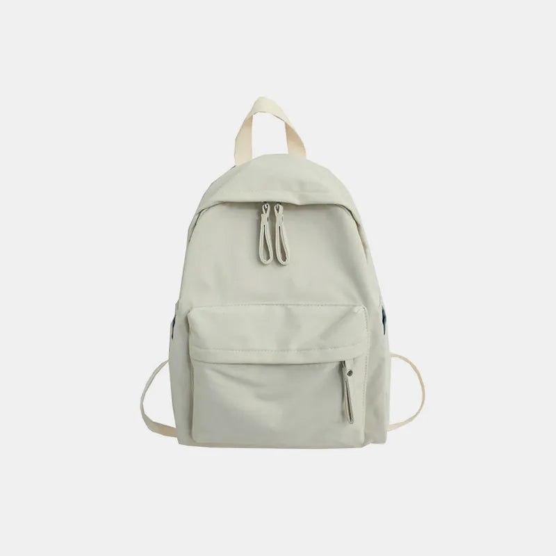 Zip Cotton Backpack Bag-zoom-