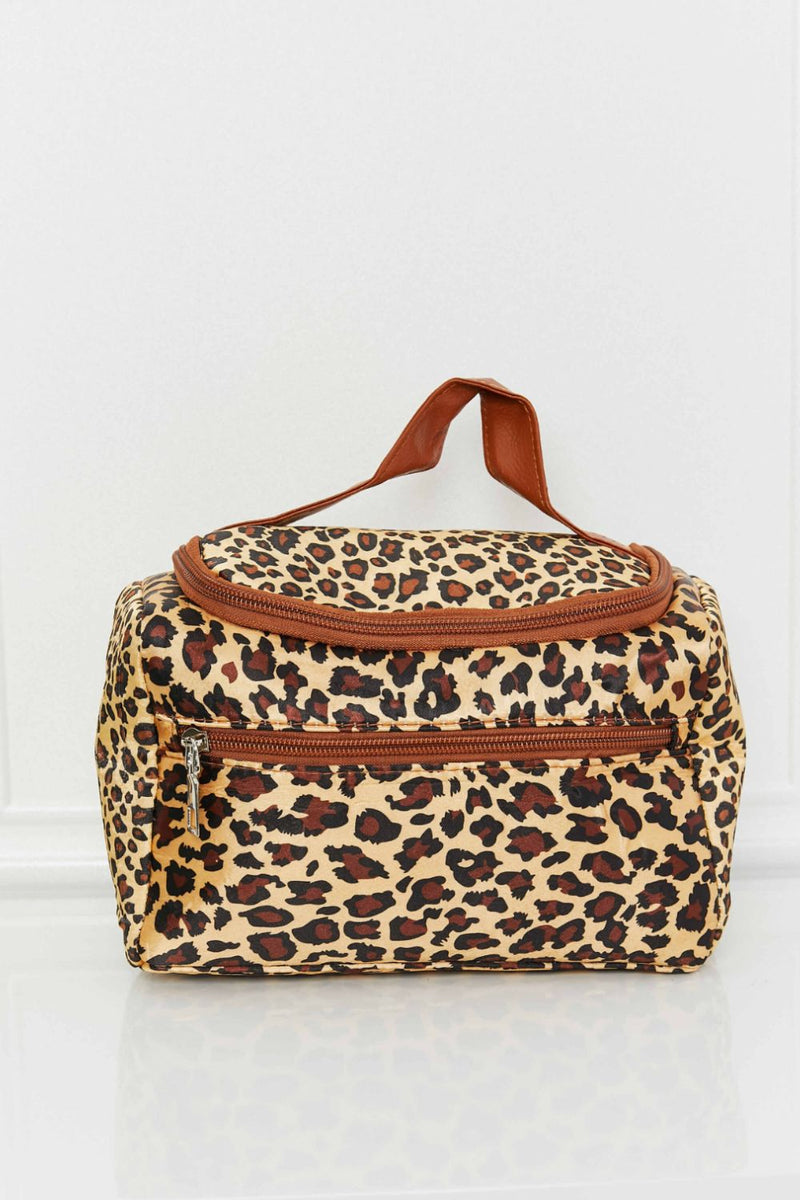 Printed Makeup Bag with Strap-zoom-