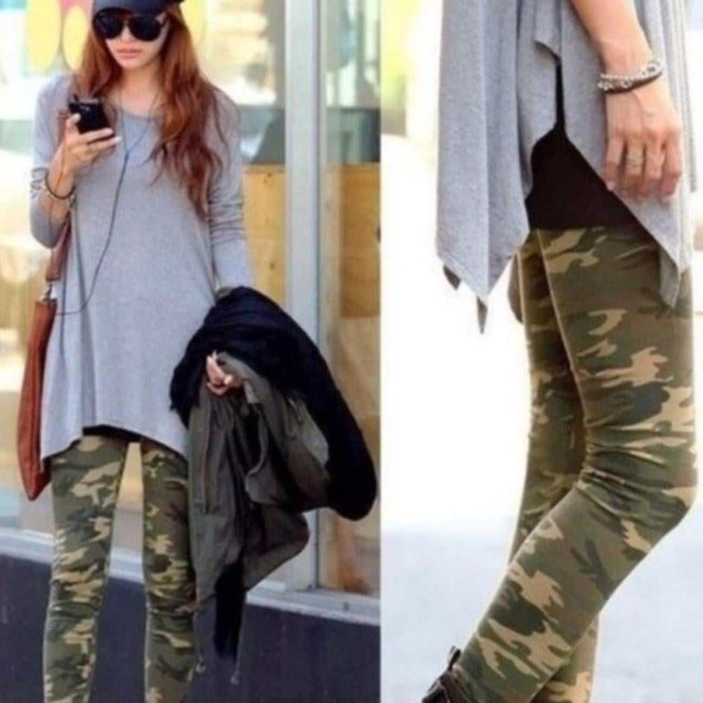 Camouflage Leggings - Primrose Signature Boutique