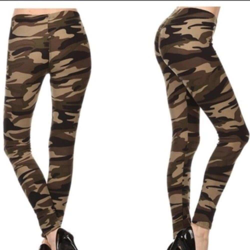Camouflage Leggings - Primrose Signature Boutique