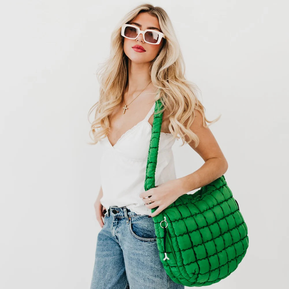 Carmen Quilted Hobo Tote Bag Wholesale