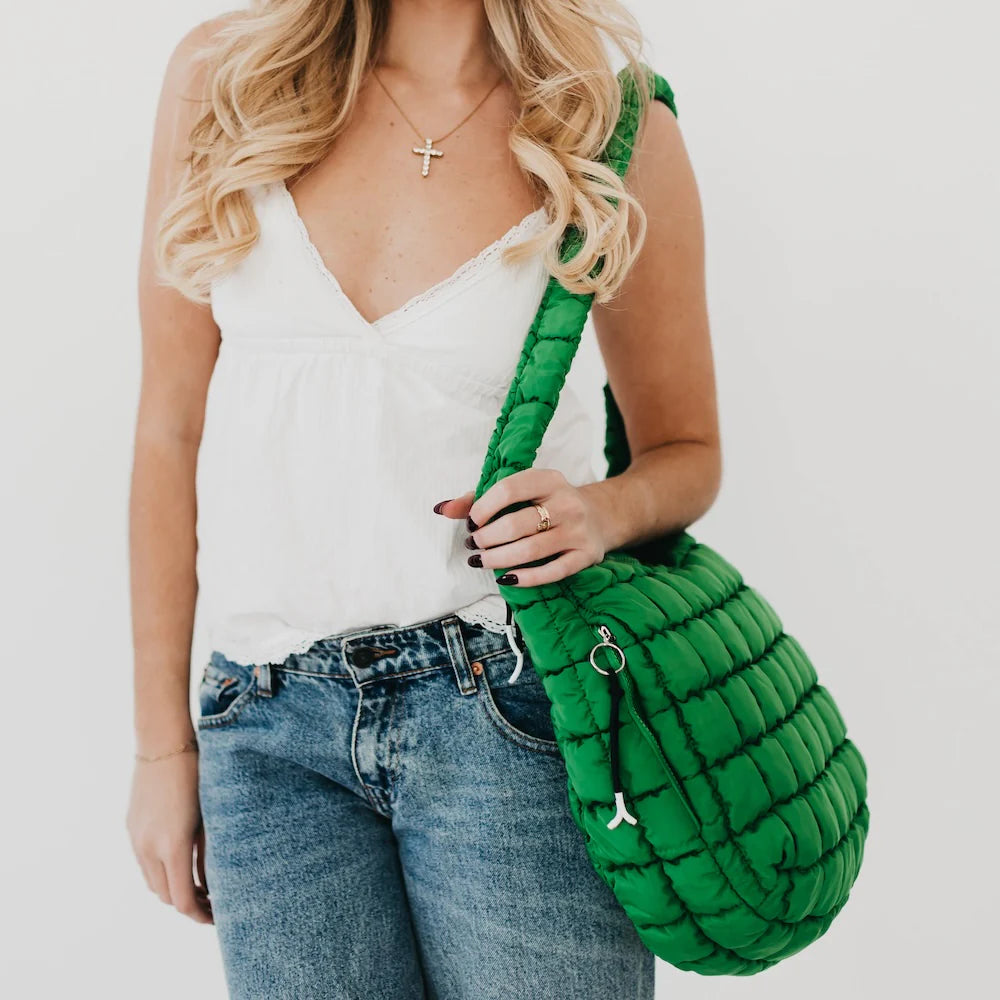 Carmen Quilted Hobo Tote Bag Wholesale