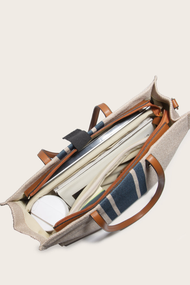 Striped Tote Bag-zoom-