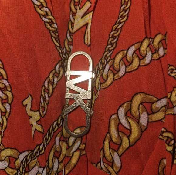 Tanktop mit Plissierung und Kette-zoom-