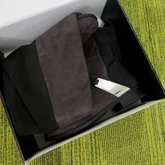 Charcoal Gray Boots-zoom-