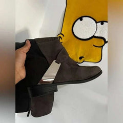 Charcoal Gray Boots - Primrose Signature Boutique