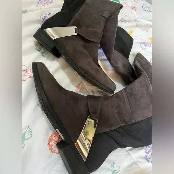 Charcoal Gray Boots - Primrose Signature Boutique
