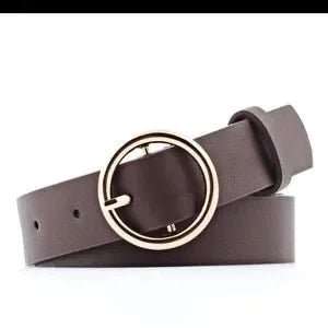 Circle Buckle Ladies Belt-zoom-