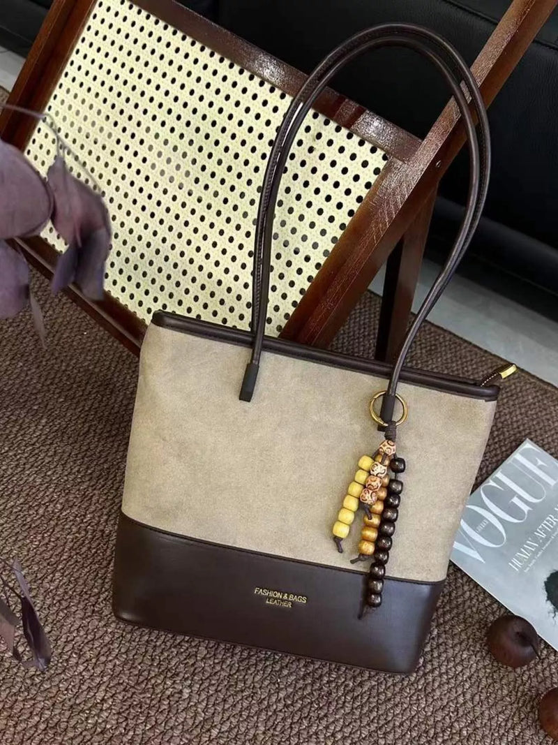 Color Block Shoulder Bag-zoom-