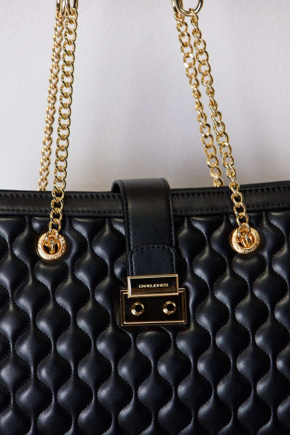 David Jones Quilted PU Leather Handbag - Primrose Signature Boutique