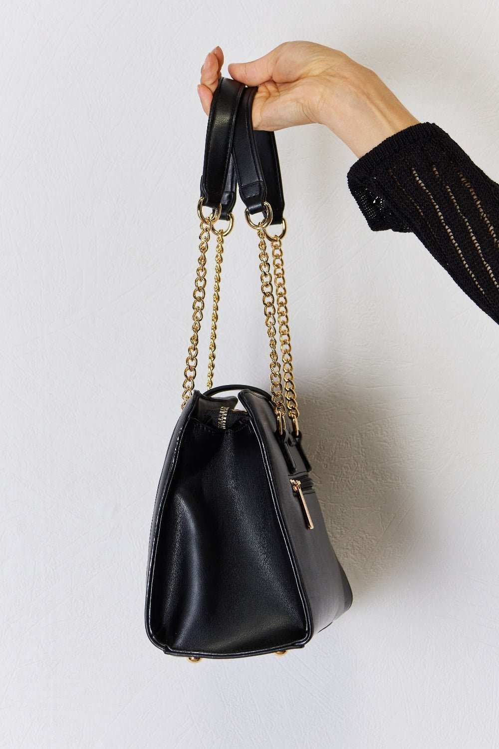 David Jones Quilted PU Leather Handbag - Primrose Signature Boutique