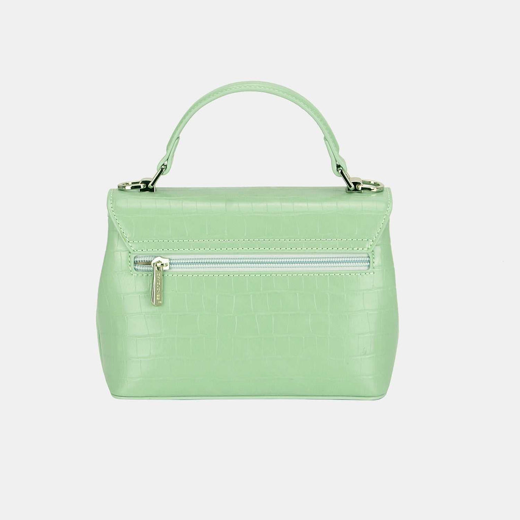 David Jones Texture PU Leather Handbag - Primrose Signature Boutique