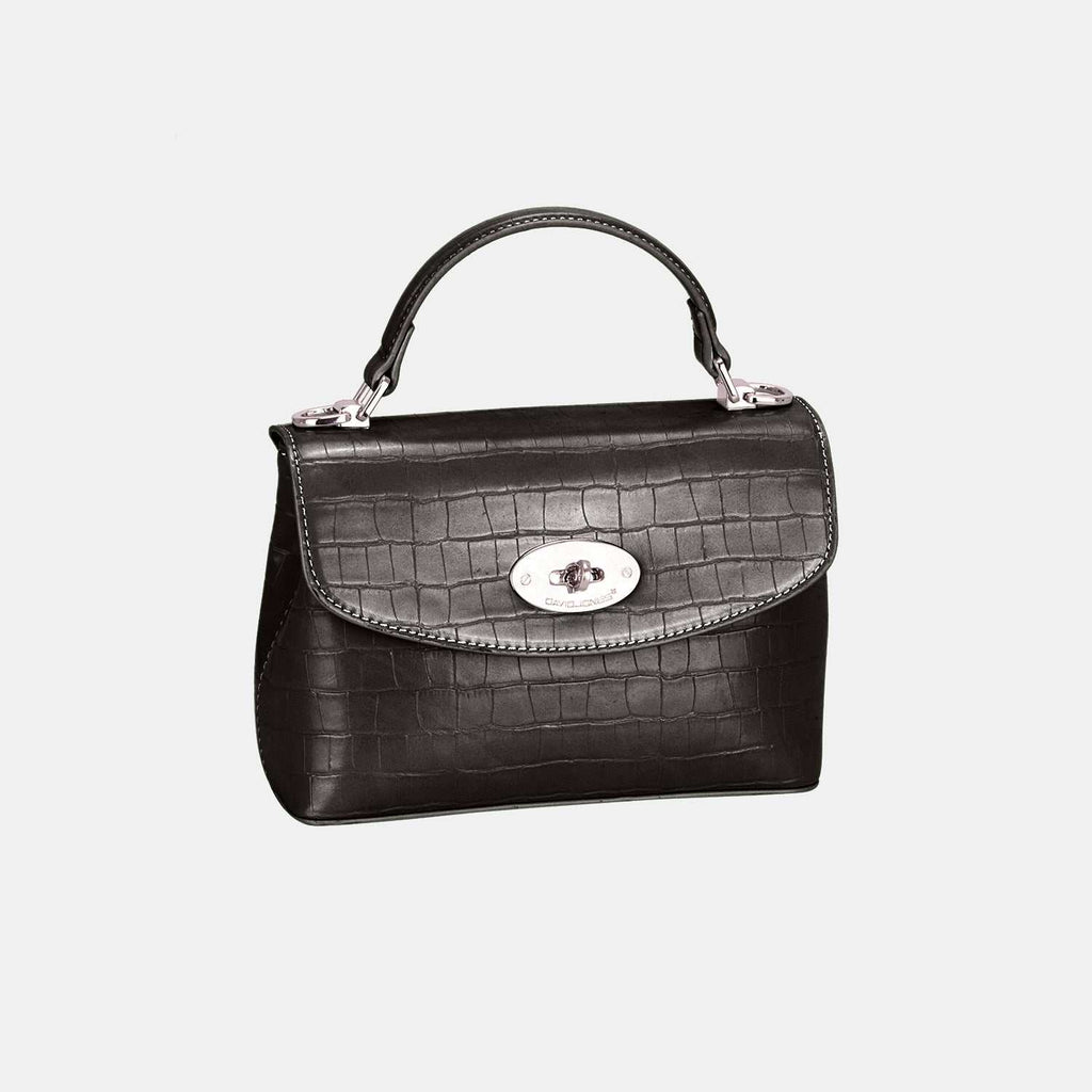 David Jones Texture PU Leather Handbag - Primrose Signature Boutique