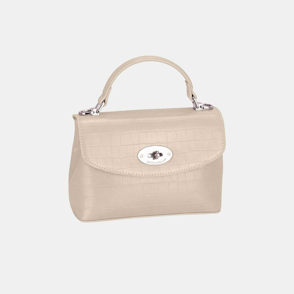 David Jones Texture PU Leather Handbag - Primrose Signature Boutique