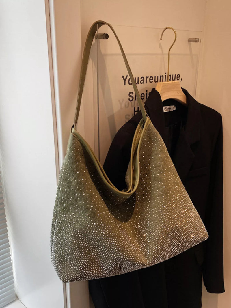 Rhinestone Tote Bag-zoom-