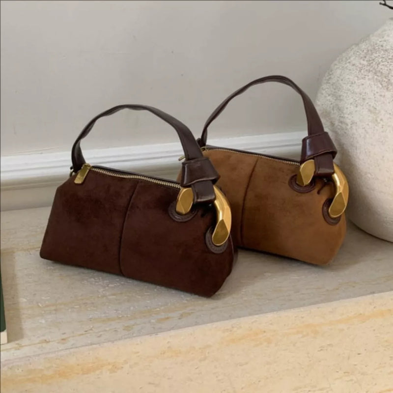 Suede Mini Crossbody Bag-zoom-