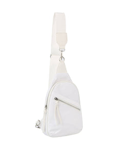 Diagonal zip front sling backpack - Primrose Signature Boutique