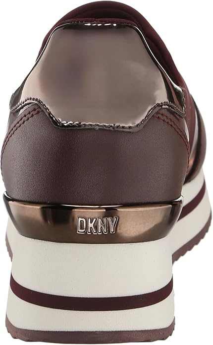 DKNY Dalla - Wedge Sneaker Women's Leather Slip On Casual And Fashion Sneakers - Primrose Signature Boutique