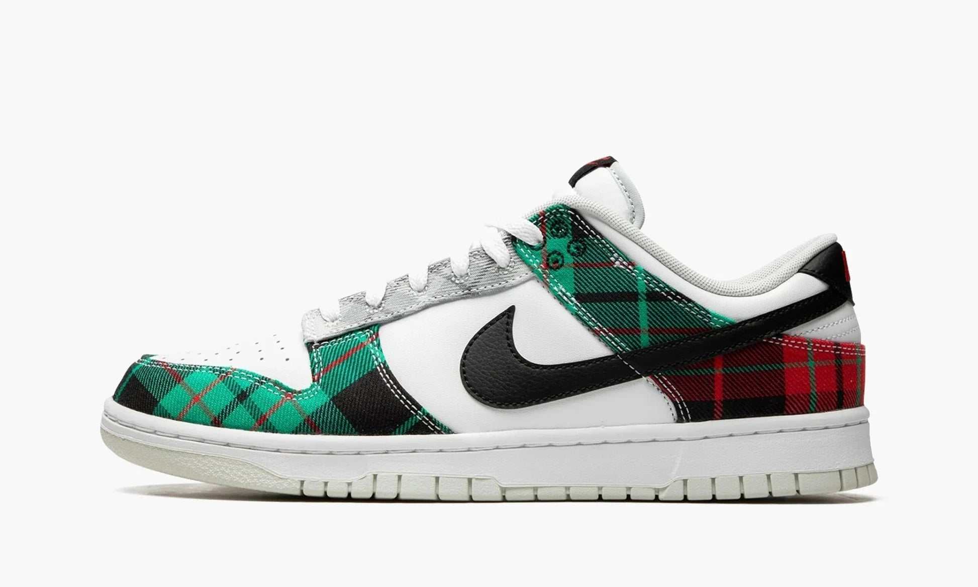 Dunk Low 'Tartan Plaid' White Black Red Grey - Primrose Signature Boutique