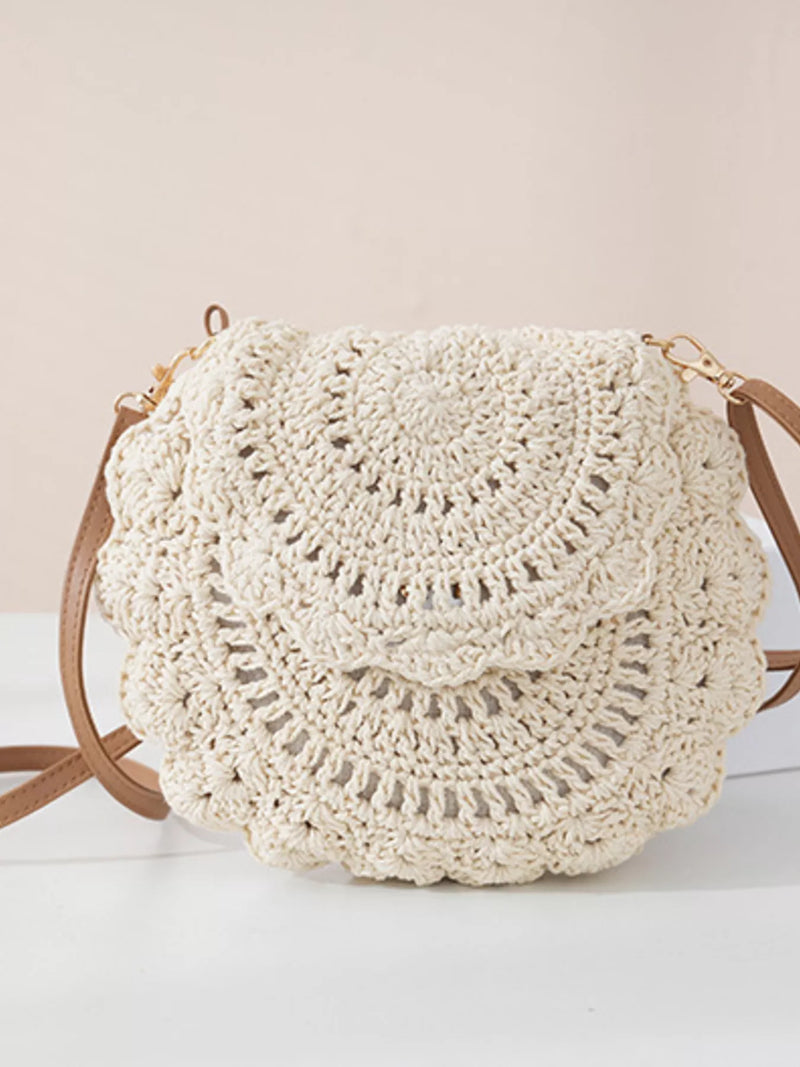 Boho Crochet Crossbody Bag-zoom-