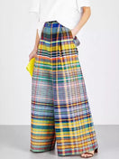 Switch Full Size Plaid Wide Leg Pants 3 image