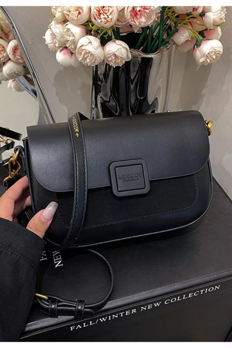 Flap Closure Shoulder Bag-zoom-